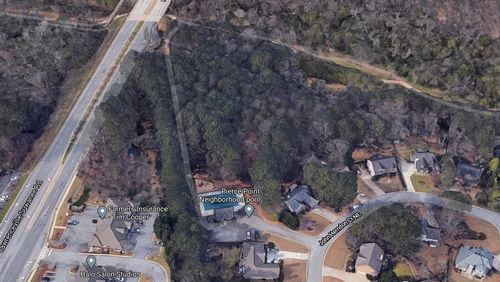 Suwanee recently approved an agreement with the Pierce Point subdivision homeowners association for access and trail maintenance to the Suwanee Creek Greenway. (Google Maps)