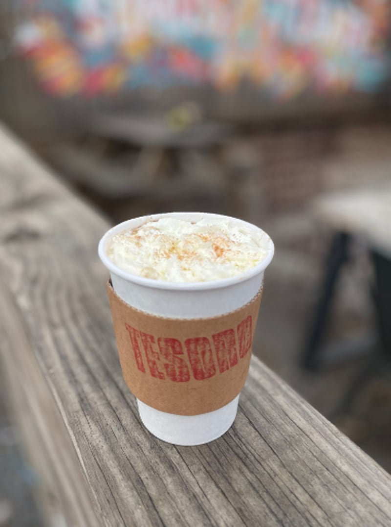 Tamarind hot buttered rum is a treat when sipped on the patio of El Tesoro in the Edgewood neighborhood. Angela Hansberger for The Atlanta Journal-Constitution