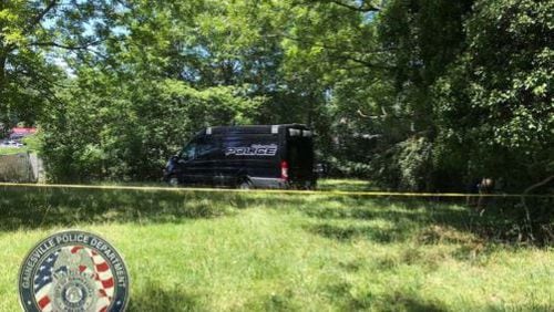 Human remains were discovered Friday morning  in a wooded area off Lee Street in Gainesville, police said. The GBI has been called in to assist in the case.
