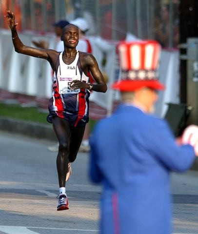 2003 -- Peachtree Road Race through the years