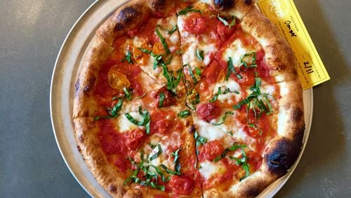 Margherita pizza at Rize Artisan Pizza + Salads in Sandy Springs. / Photo courtesy of Rize Artisan Pizza + Salads