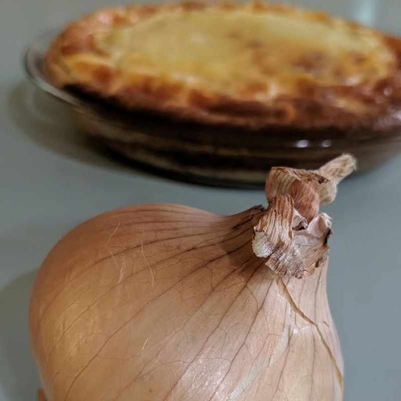 Vidalia onions are the star of Onion Pie Supreme. 