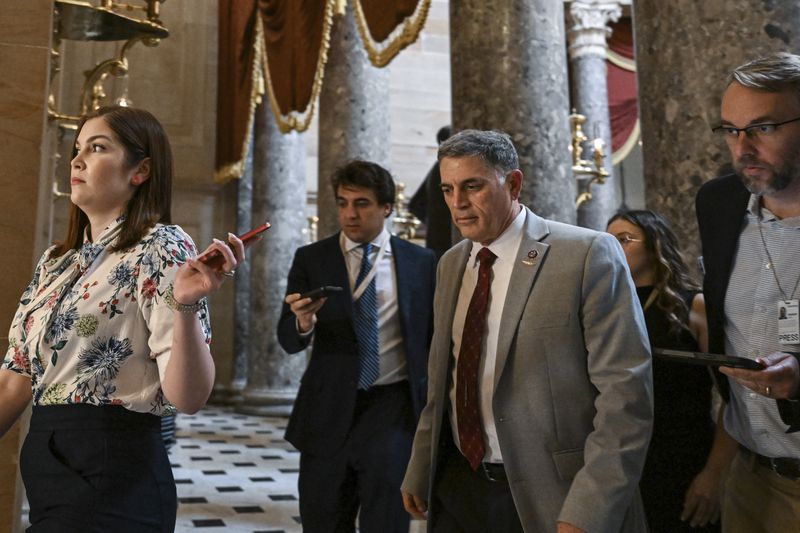 U.S. Rep. Andrew Clyde, R-Athens, does not appear to have the type of robust fundraising we see with the delegation’s other firebrand: Rep. Marjorie Taylor Greene, R-Rome. (Kenny Holston/The New York Times)