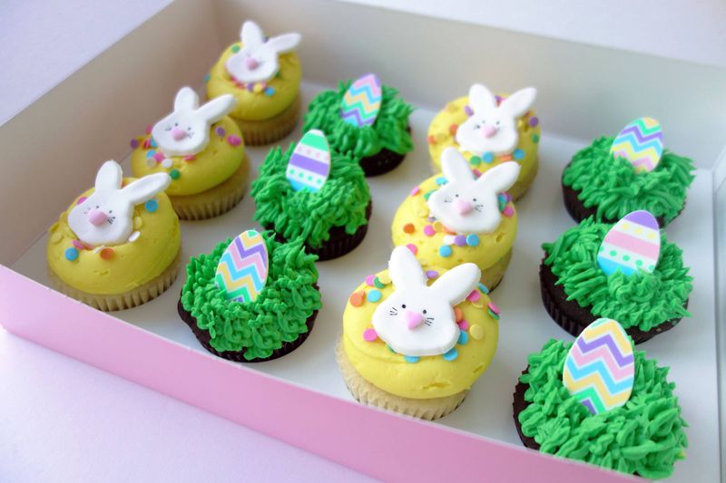 Georgetown Cupcake offers egg-travagantly decorated cupcakes for Easter.
Courtesy of Georgetown Cupcake