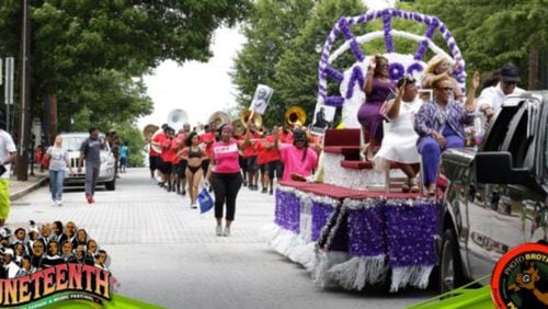 A Juneteenth parade was held last year by the Atlanta History Center. AJC file photo