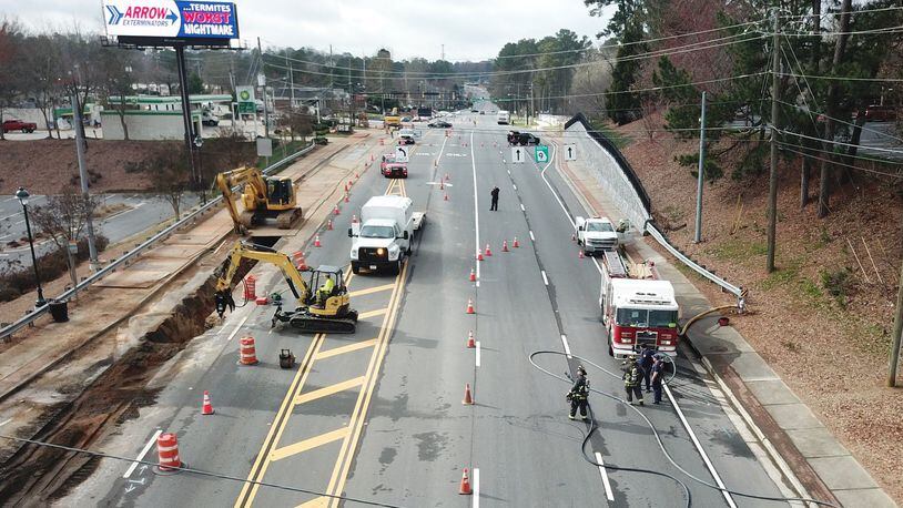 Sandy Springs recently approved a $399,478 contract with Gresham Smith Consulting Services, Inc. to conduct the Roswell Road Access Management Plan. (Courtesy City of Sandy Springs)