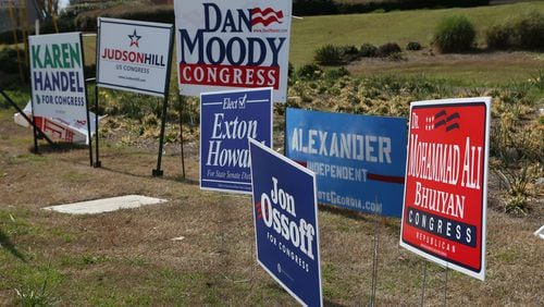 The special election in Georgia’s 6th Congressional District is set for April 18. (HENRY TAYLOR / HENRY.TAYLOR@AJC.COM)