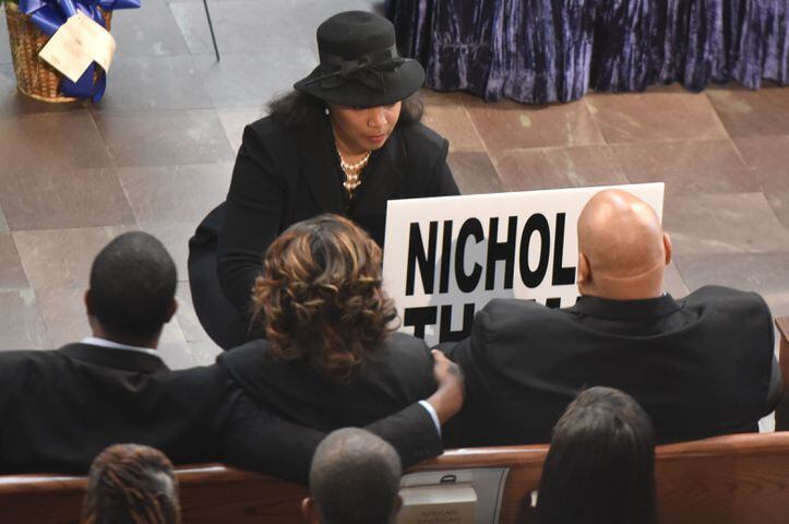Funeral service of Nicholas Thomas