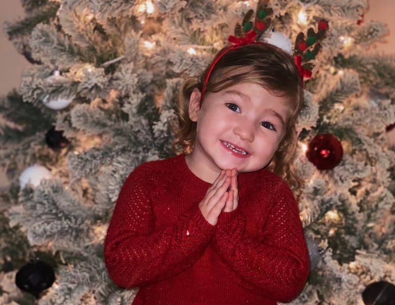 "Preslee is an outgoing, spunky, sassy toddler that has a mind of her own," Meagan said. "She is such a smart little girl with a bubbly personality and kind heart, I couldn’t ask for a better child! She loves singing and dancing and playing outside."