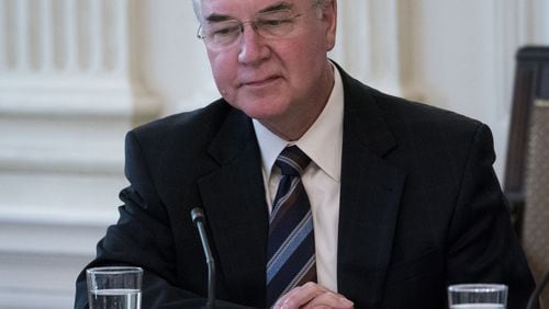 Tom Price, the former U.S. secretary of health and human services, has joined the advisory board of Alpharetta-based Jackson Healthcare. (PHOTO by Doug Mills/The New York Times)
