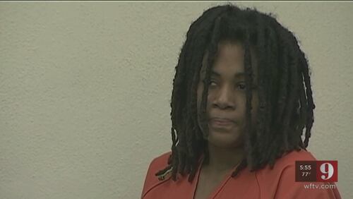 Naomi Hall during a court appearance.