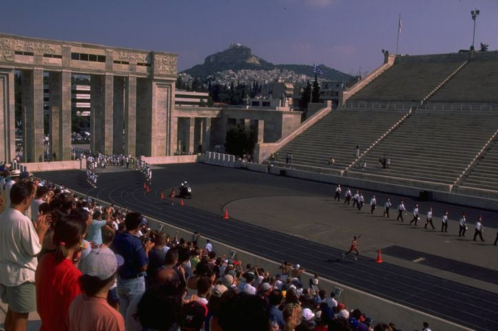 1896 Olympics: Panathenaic Stadium, Athens, Greece