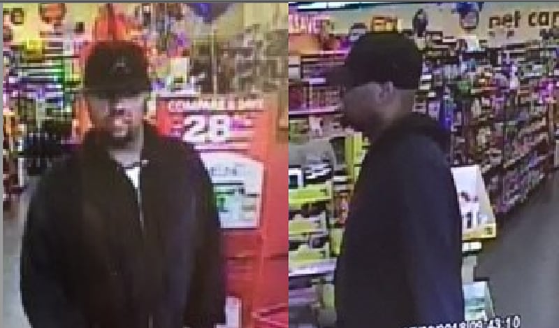 The alleged “serial armed robber” caught on surveillance video. (Photo: FBI Atlanta)