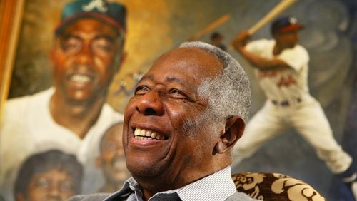 The Atlanta school board on Monday voted to rename an alternative high school after the late baseball player Hank Aaron. CURTIS COMPTON / AJC FILE PHOTO