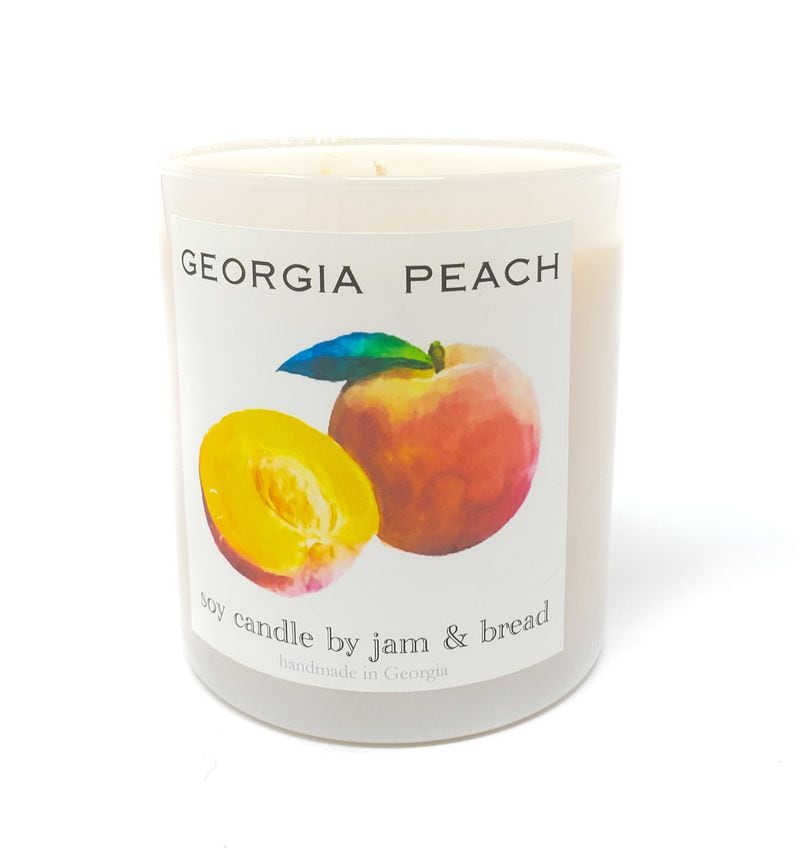 Georgia Peach Candle by Jam and Bread at Beehive Atlanta. CONTRIBUTED