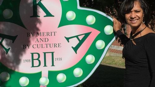 Regina Crothers, an Atlanta real estate agent, recently went back to the very spot on the Alabama State University campus where she was initiated into Alpha Kappa Alpha Sorority 38 years ago.