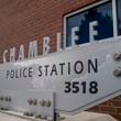Chamblee police suspended officer Roy Collar, 48, after he was charged with two counts of distribution of child sexual abuse material by the GBI.