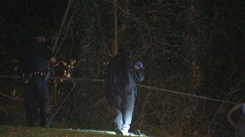 Atlanta police are investigating a deadly shooting in southwest Atlanta. A man’s body was found in the woods with a car running nearby. (Credit: Channel 2 Action News)