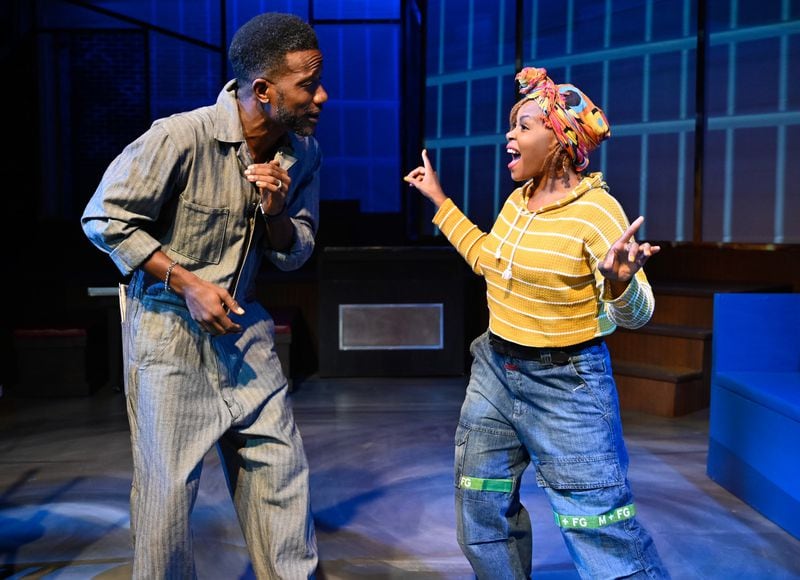 Horizon Theatre’s “Square Blues,” written by Atlanta playwright Shay Youngblood, features Jay Jones and Chantal Maurice.
