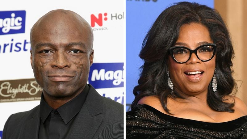 Singer Seal (L) has criticized Oprah for being "part of the problem" in Hollywood in an Instagram post that shows her with movie producer Harvey Weinstein. Weinstein faces accusations of rape and sexual misconduct.