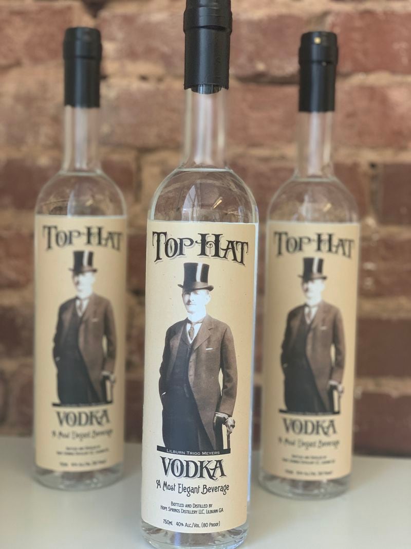Top Hat Vodka from Hope Springs Distillery