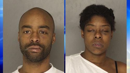 Martell Smith, left, and Taisa Malloy are charged in connection with a deadly Pittsburgh house fire Wednesday that left three people dead, including a young child.