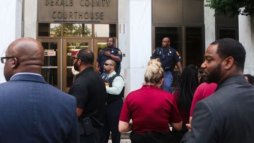 Authorities determined a letter delivered to the DeKalb County courthouse posed no threat.