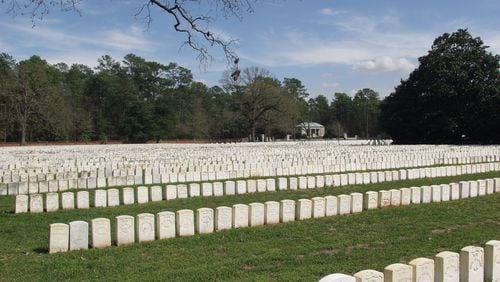 Andersonville National Cemetery in Sumter County has many Confederate dead. (Credit: National Park Service)