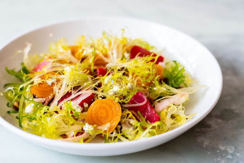 Adalina’s strawberry and golden beet salad is like a ray of winter sunshine. CONTRIBUTED BY HENRI HOLLIS