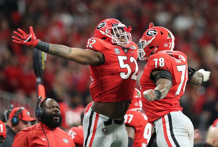 Photos: Bulldogs battle Alabama for national title