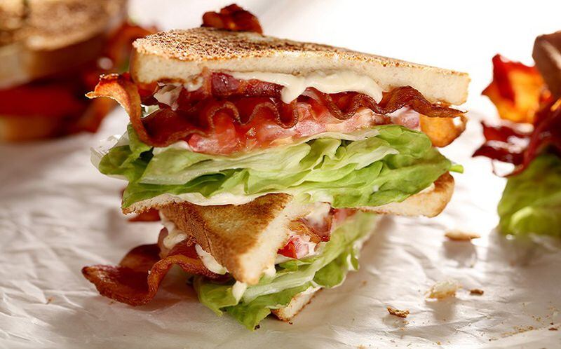The classic BLT depends upon high quality ingredients to reach its full potential, and don't be stingy with the mayo. (Food styling by Mark Graham.) (Michael Tercha/Chicago Tribune/TNS)