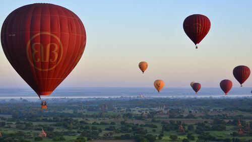 Balloons over Bagan offers rides starting at $330 per person. (Michaela Urban/Chicago Tribune/TNS)