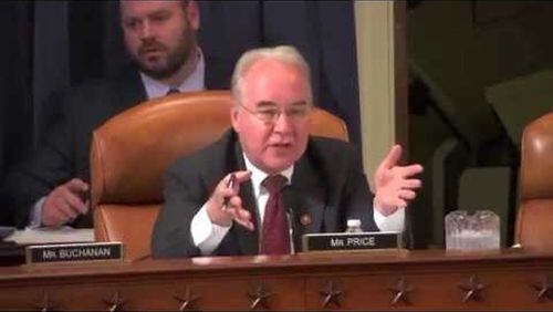 In Congress. U.S. Rep. Tom Price was among sponsors of 2011 legislation that would have restricted some reports to a national data bank on disciplined doctors.
