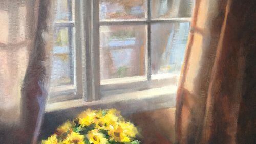 Artist Fran Milner’s “Morning Light” is among the works on display as part of the “Art is the Only Way” exhibit in Norcross.