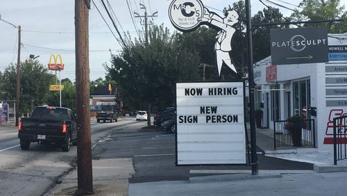 The sign in front of Mr C’s Bar & Grill on Oct. 1, 2018.