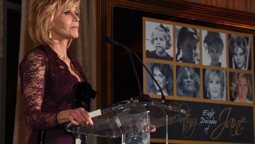 Jane Fonda, seen here at GCAPP's "Eight Decades of Jane" fundraiser, is recovering from surgery. Photo by Rick Diamond/Getty Images for GAACP; provided to the AJC