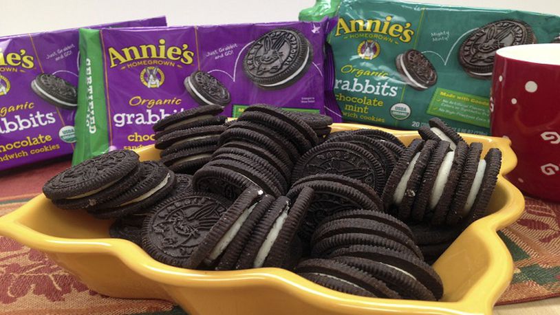 Annie's Homegrown Grabbits are all-organic wafer cookies. (Allen Pierleoni/Sacramento Bee/TNS)