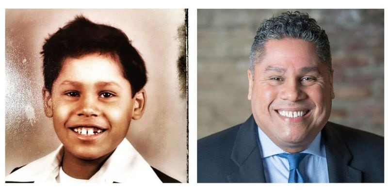 Joel Alvarado, shown in 1975 and today, has had to navigate two worlds an a black man and a Puerto Rican who identifies as Afro-Latinx. COURTESY JOEL ALVARADO