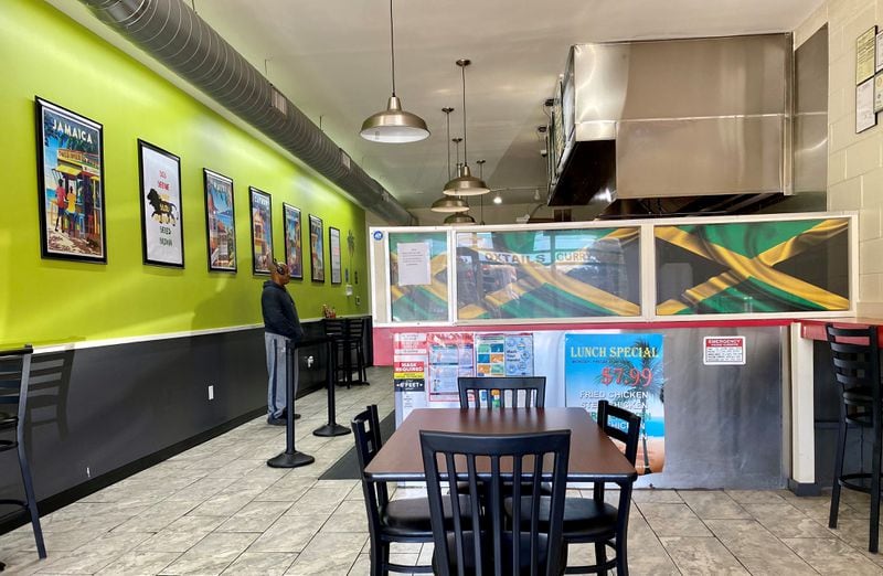 Kingston’s Caribbean on Candler Road is a casual counter-service restaurant that serves delicious, mostly Jamaican cuisine. Wendell Brock for The Atlanta Journal-Constitution