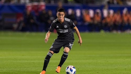 Atlanta United's Miguel Almiron scored a goal and was a sparkplug for the Five Stripes in Saturday's 2-0 win against the L.A. Galaxy. (Atlanta United)