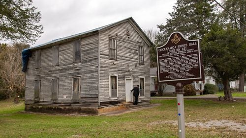This 97-year-old building was the home of the Prince Hall Masons of Chickamauga. The lodge closed in 2018 because of dwindling membership, but an effort is underway to restore it. Contributed by by Mark Gilliland