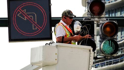 Over the next few weeks, crews with the city, GDOT and three engineering firms will be updating and modifying the timing of traffic signals along several roads.