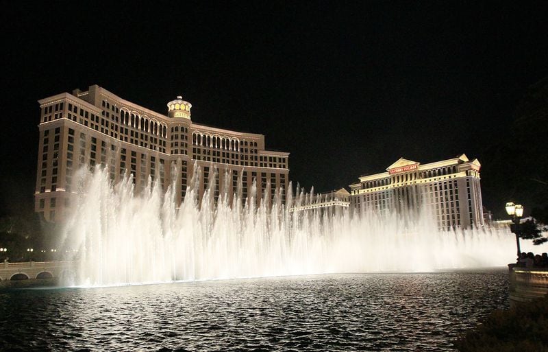 A general view of the show outside of the Bellagio Resort & Casino on March 24, 2010 in Las Vegas, Nevada.  (Photo by Bruce Bennett/Getty Images)