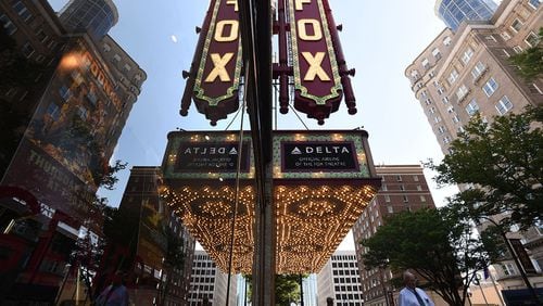 You can tour the fabulous Fox Theatre on Monday (HYOSUB SHIN / HSHIN@AJC.COM)