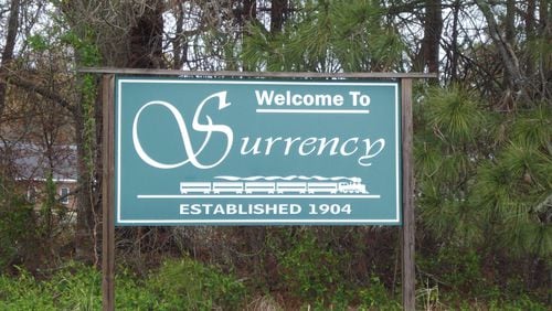 The town of Surrency was once know for a haunted house.