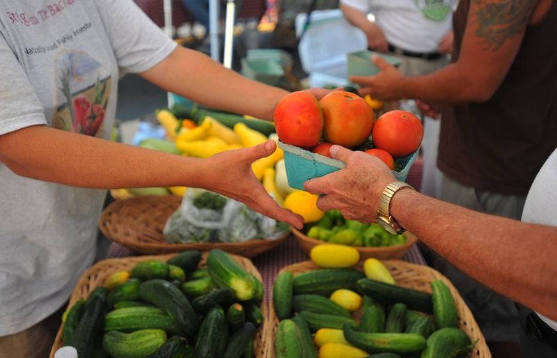 For the first time, applications for the Kennesaw Farmers Market are available online. AJC file photo