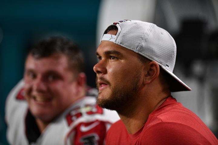 Photos: Falcons play Dolphins in exhibition