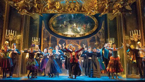 The company of “The Phantom of the Opera” performs “Masquerade.” The national tour of Broadway’s longest-running show is at the Fox Theatre through March 5. (PHOTO CONTRIBUTED BY ALASTAIR MUIR)
