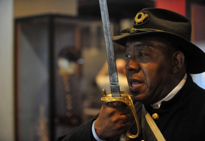 Black re-enactors in Georgia honor African-Americans who fought in the Civil War