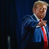 Former President Donald Trump said in a video statement Monday that each state should decide its abortion stance through legislation and that “whatever they decide must be the law of the land.” He added, though, that he favored exceptions for rape, incest and the health of the mother. (Jamie Kelter Davis/The New York Times)